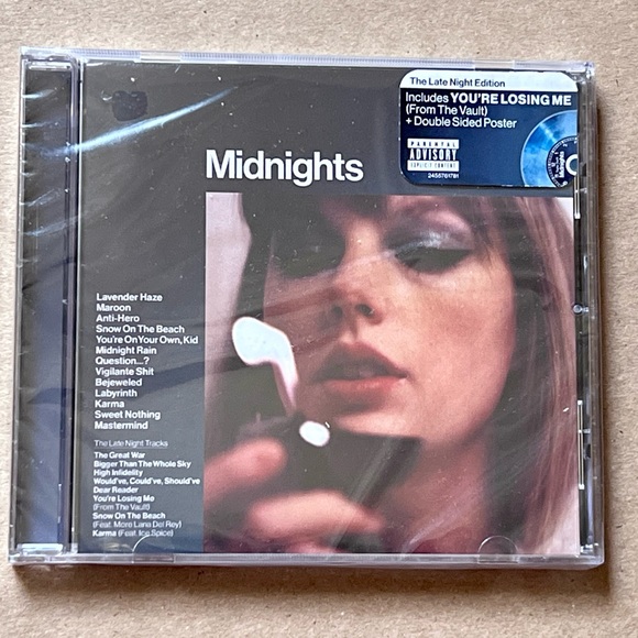 Taylor Swift- EXCLUSIVE Midnights The Late Night Edition - Picture 1 of 2